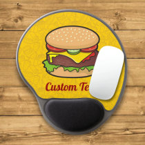 Cheeseburger Gel Mouse Pad