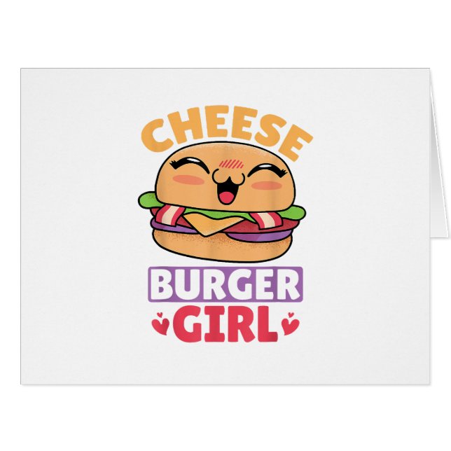 Cheeseburger Girl, Hamburger Women and Cheeseburge (Front Horizontal)
