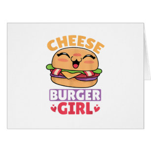 Cheeseburger Girl, Hamburger Women and Cheeseburge Cards