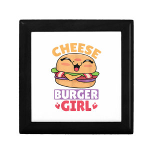 Cheeseburger Girl, Hamburger Women and Cheeseburge Gift Box