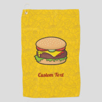 Cheeseburger Golf Towel