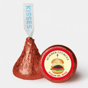 Cheeseburger Hamburger Burger Picnic Barbecue BBQ Hershey®'s Kisses®