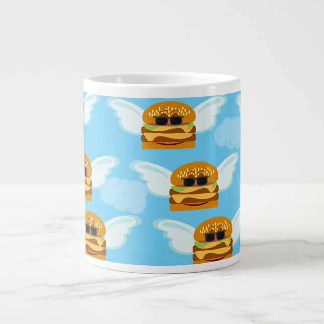 Cheeseburger Heaven Large Coffee Mug (Front)