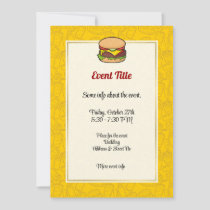 Cheeseburger Invitation