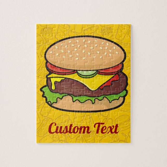 Cheeseburger Jigsaw Puzzle (Vertical)