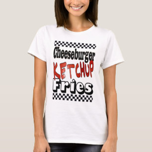 Cheeseburger Ketchup Fries T-Shirt