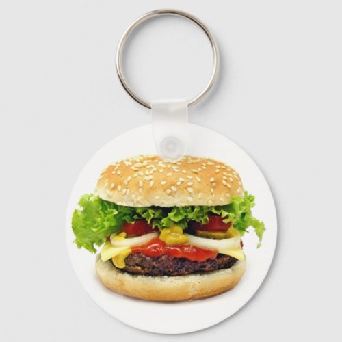 Cheeseburger Keychain