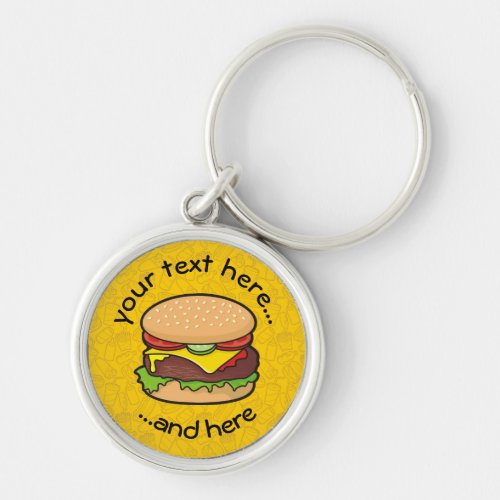 Cheeseburger Keychain
