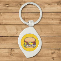 Cheeseburger Keychain
