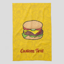 Cheeseburger Kitchen Towel