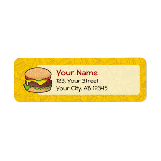 Cheeseburger Label