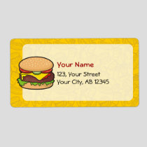 Cheeseburger Label