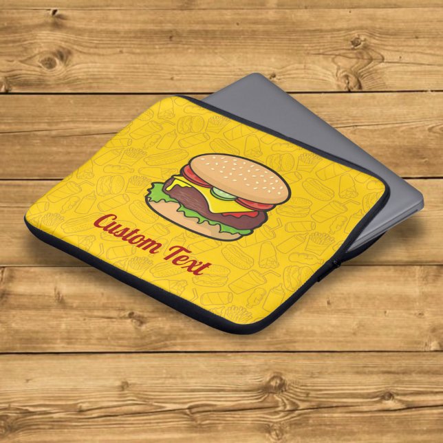 Cheeseburger Laptop Sleeve (Creator Uploaded)