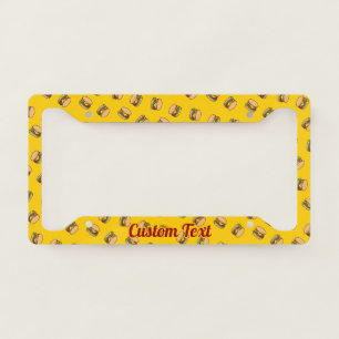 Cheeseburger License Plate Frame