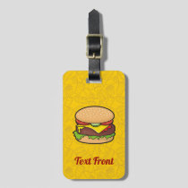 Cheeseburger Luggage Tag
