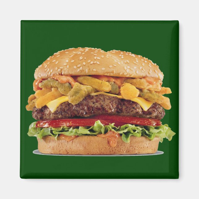 Cheeseburger Magnet (Front)