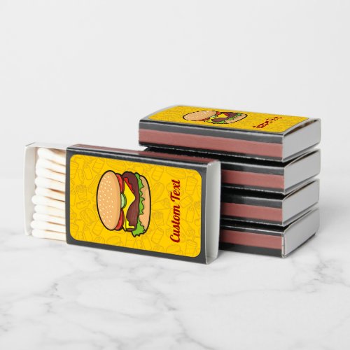 Cheeseburger Matchboxes