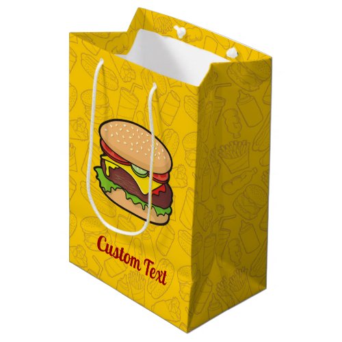 Cheeseburger Medium Gift Bag