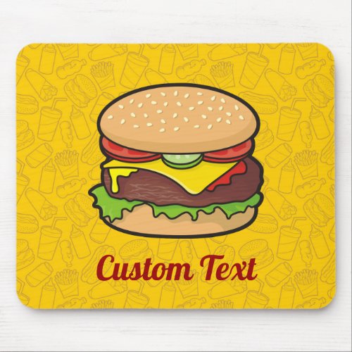 Cheeseburger Mouse Pad