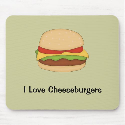 Cheeseburger Mousepad