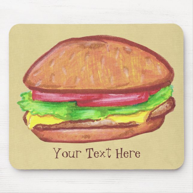 Cheeseburger Mousepad (Front)