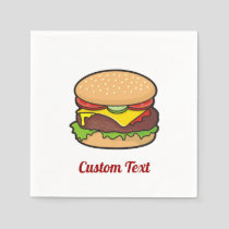 Cheeseburger Napkins