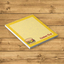 Cheeseburger Notepad