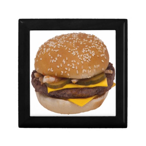 Cheeseburger On Sesame Seed Bun Gift Box