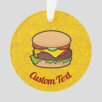 Cheeseburger Ornament