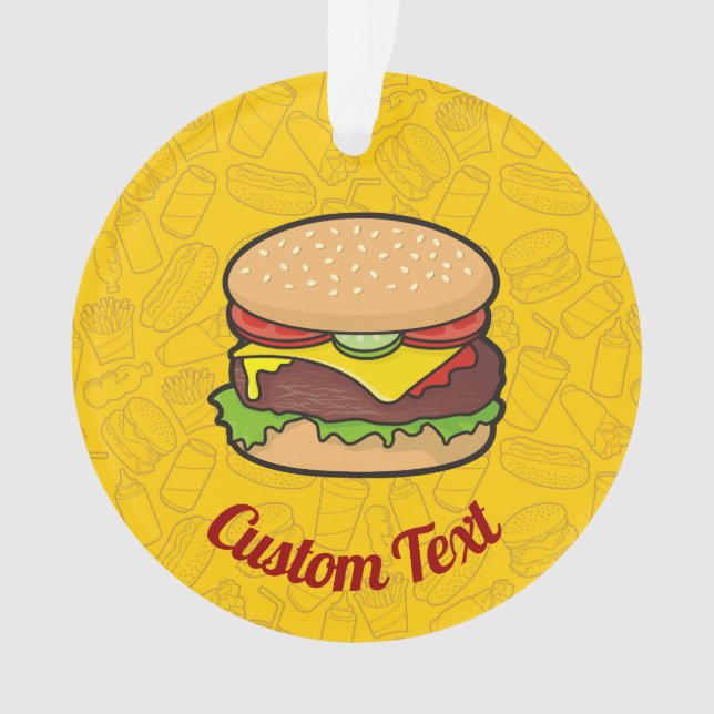 Cheeseburger Ornament (Front)
