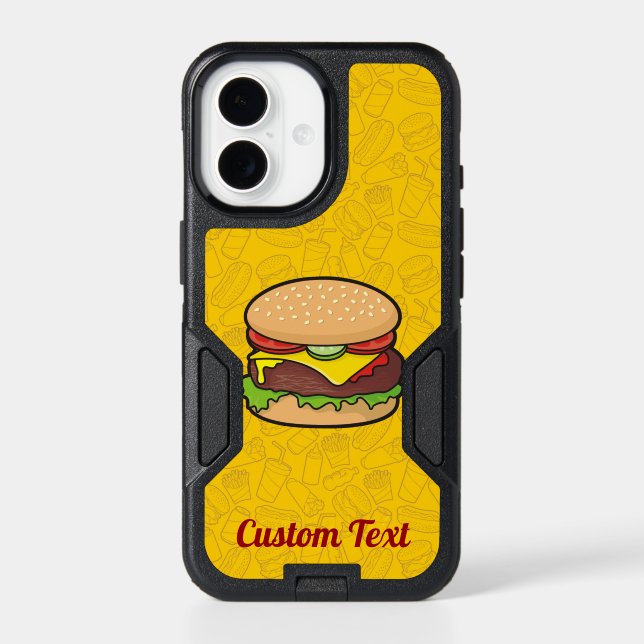 Cheeseburger Otterbox iPhone Case (Back)