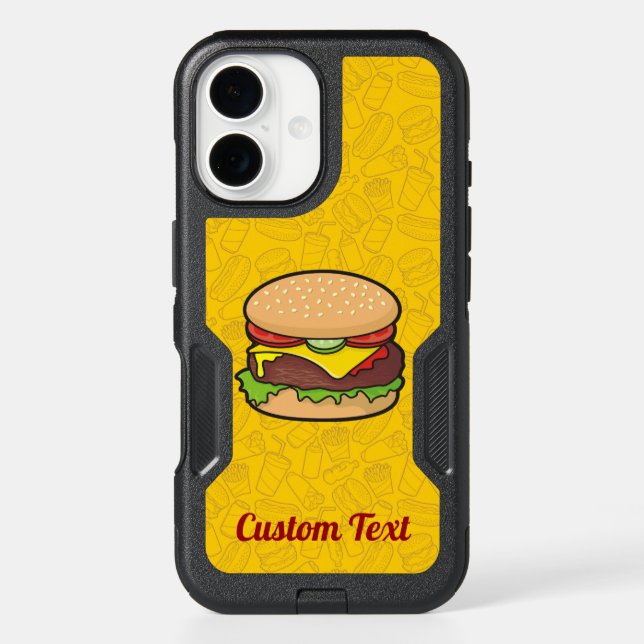 Cheeseburger Otterbox iPhone Case (Back)