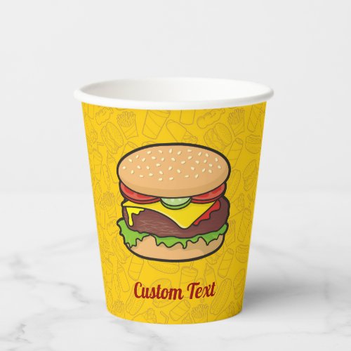 Cheeseburger Paper Cups