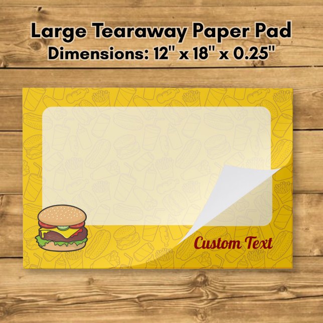 Cheeseburger Paper Pad (Creator Uploaded)
