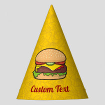 Cheeseburger Party Hat