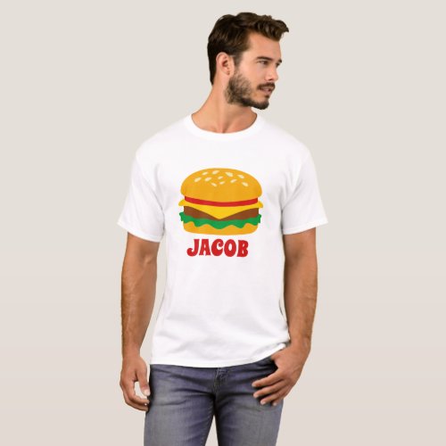 Cheeseburger Personalized T_shirt
