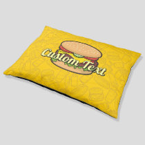 Cheeseburger Pet Bed