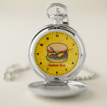 Cheeseburger Pocket Watch