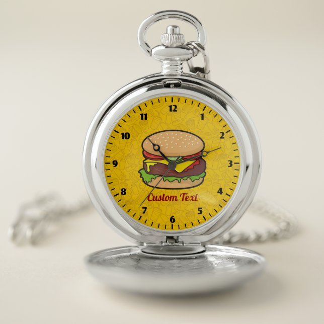Cheeseburger Pocket Watch (Inside)