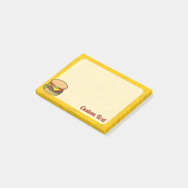 Cheeseburger Post-it Notes (Angled)