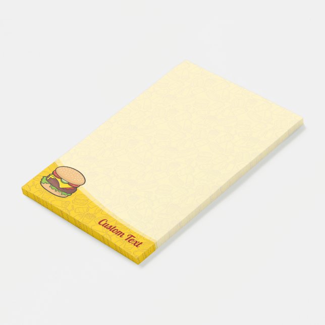 Cheeseburger Post-it Notes (Angled)