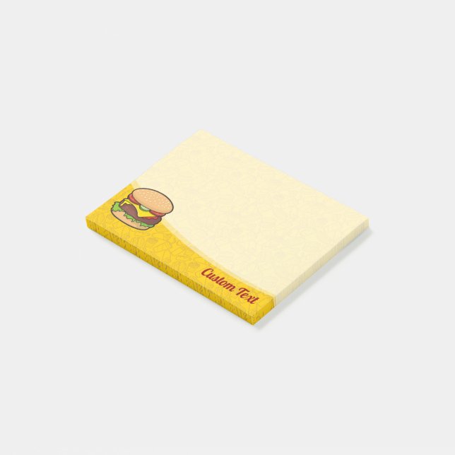 Cheeseburger Post-it Notes (Angled)