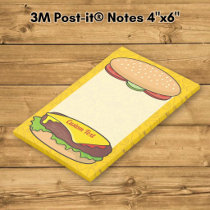 Cheeseburger Post-it Notes