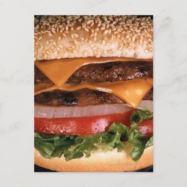 Cheeseburger Postcard (Front)