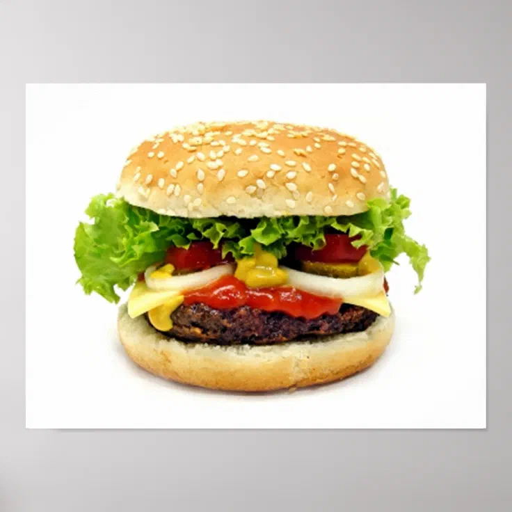 Cheeseburger Poster | Zazzle