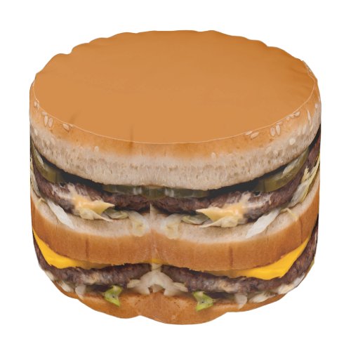 Cheeseburger Pouf