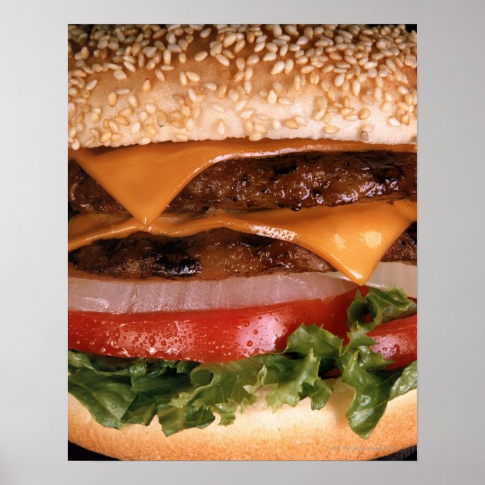 Cheeseburger Print