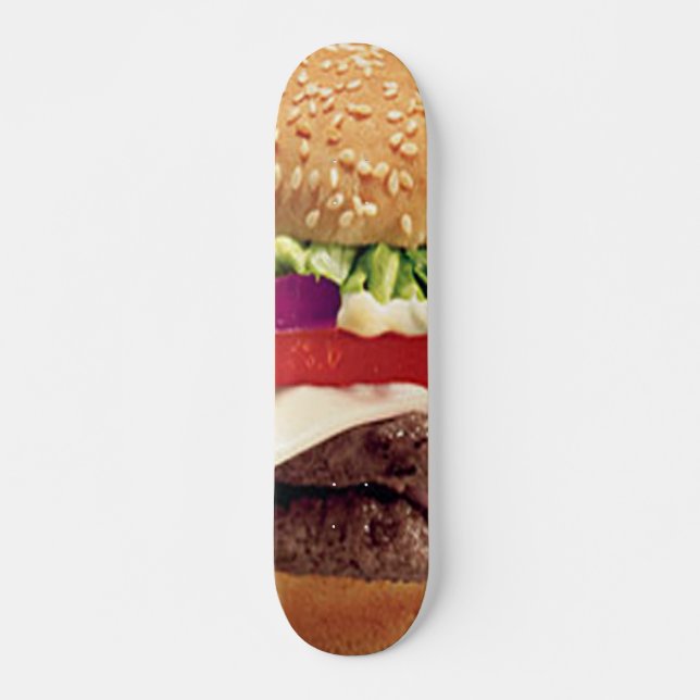 Cheeseburger Skateboard Pro Deck (Front)
