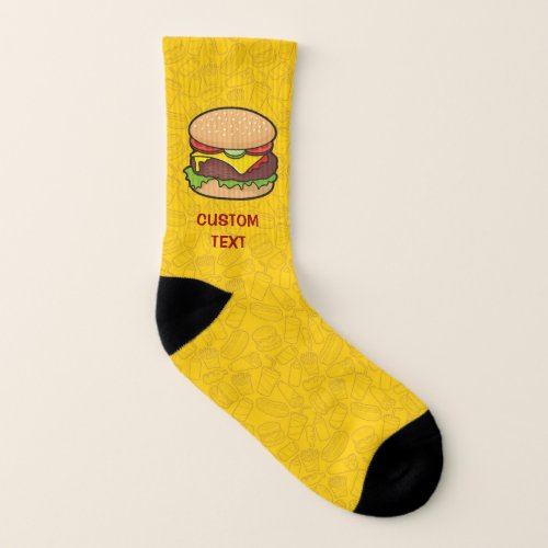 Cheeseburger Socks