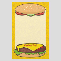 Cheeseburger Stationery